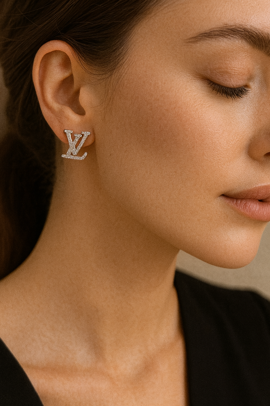 LV stud earrings